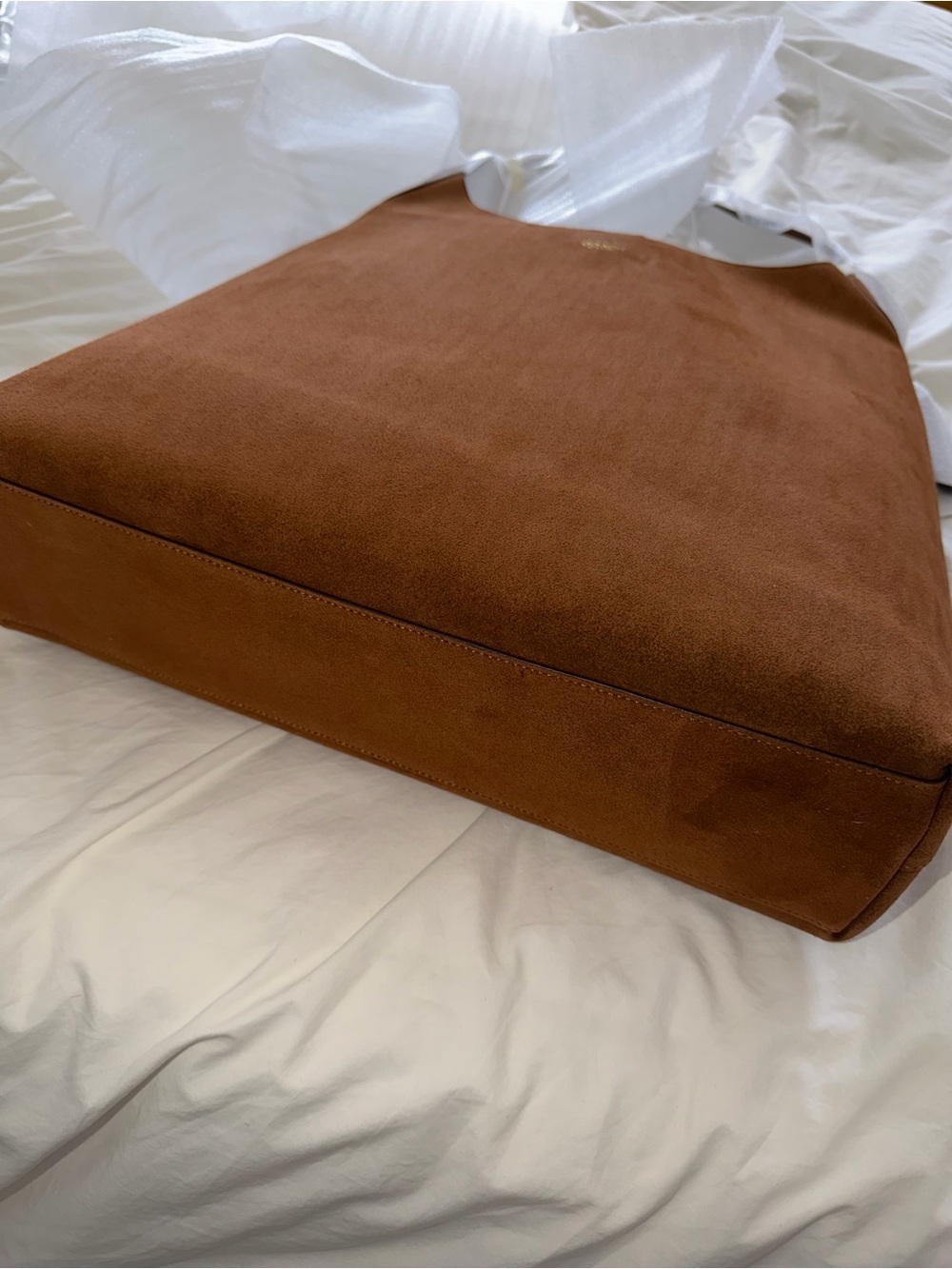 Coach Suede Shoulder Bag in Chestnut Brown - Picture 2 of 11